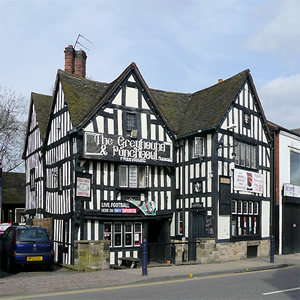 The Greyhound and Punchbowl Pub in Bilston, Wolverhampton
