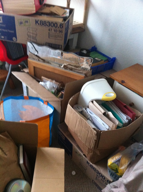 Things sticking out all over the place!